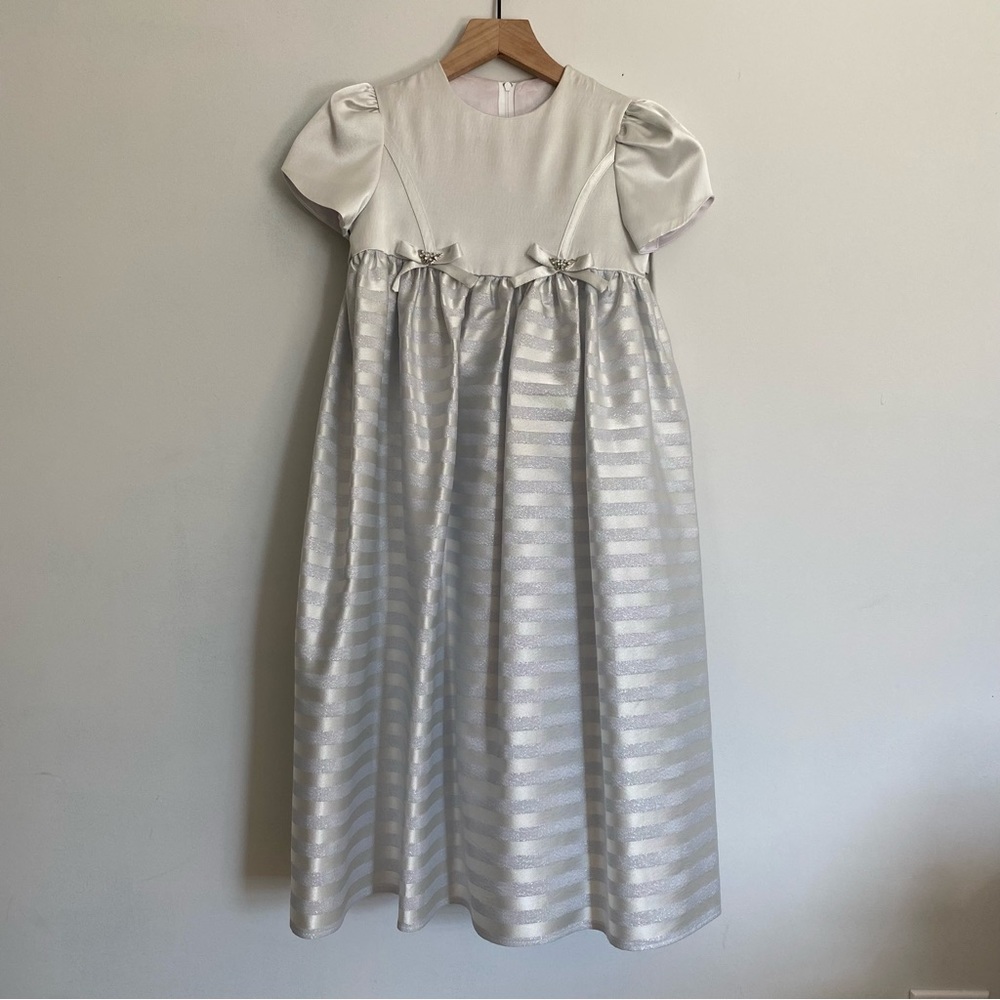 Shimmering Silver Holiday Dress